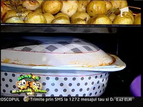 Cotlet cu sos orange