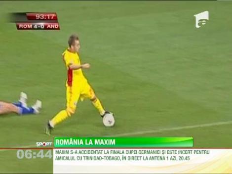 Alexandru Maxim, incert pentru amicalul cu Trinidad Tobago