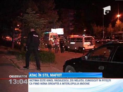 Un barbat a fost impuscat in fata locuintei sale din Pitesti