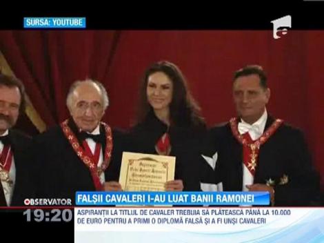 "Cavalerii" de Malta care au uns-o pe Ramona Badescu, arestati de carabinieri