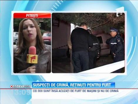 Suspectii in cazul executiei in stil mafiot de la Pitesti, retinuti de anchetatori