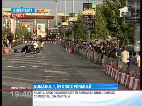 UPDATE/ Mika Hakkinen piloteaza la Bucuresti o masina de Formula 1