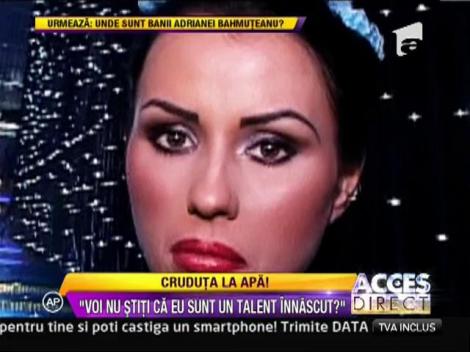 Daniela Crudu, antrenamente la piscina pentru "Splash! Vedete la apa"