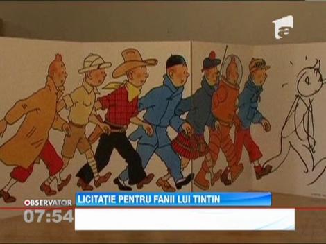 Licitatie pentru fanii lui Tintin