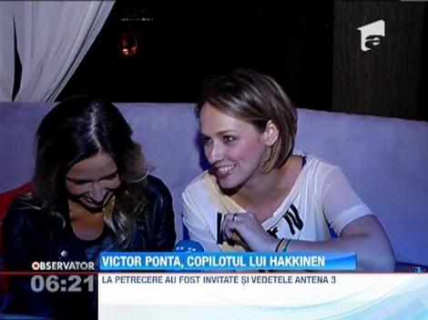 Victor Ponta, copilotul lui Mika Hakkinen