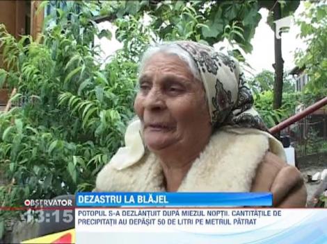 Potop in localitatea Blajel, din judetul Sibiu