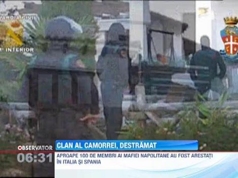 Aproape 100 de membri ai mafiei napolitane, Camorra, arestati in Spania