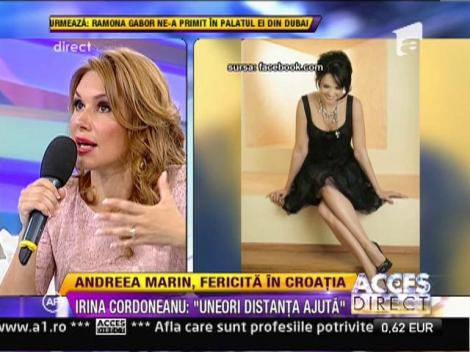 Andreea Marin, fericita in Croatia