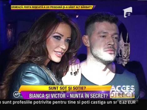 Bianca Dragusanu si Victor Slav au facut nunta in secret?
