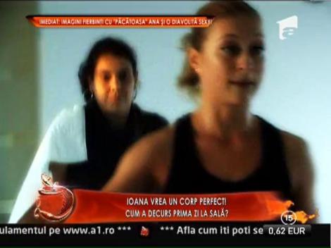 Ioana Tufar vrea un corp perfect! S-a apucat de sala!