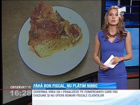 Ministerul de Finante vrea sa-i pedepseasca pe comerciantii care nu dau bon fiscal