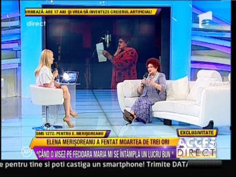 Elena Merisoreanu: "Am primit vestea ca am cancer zambind"
