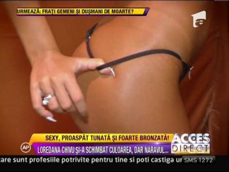 Loredana Chivu, sexy si foarte bronzata!