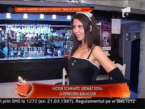 Victor Schwartz, dezmat total la petrecerea burlacilor!