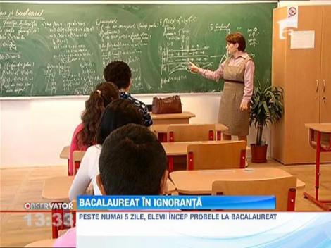 Bacalaureat in ignoranta din partea elevilor