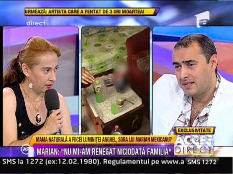 Angelica Constantin: "Matusa mi-a spus ca Marian Mexicanu e fratele meu"