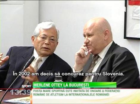 Merlene Ottey este invitata de onoare a Federatiei romane de atletism la Internationalele Romaniei