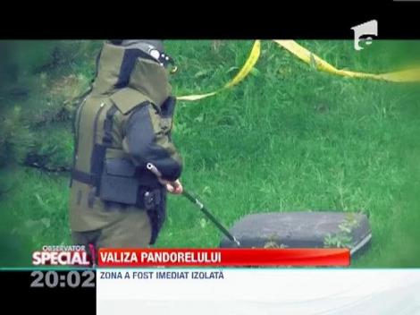 O valiza abandonata pe spatiu verde a speriat un oras intreg