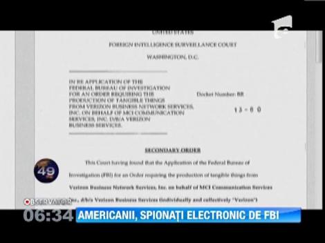 Americanii, spionati electronic de FBI