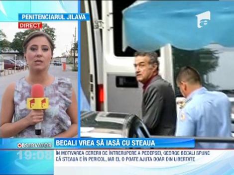 Gigi Becali cere sa fie eliberat din penitenciar pentru a rezolva situatia Stelei