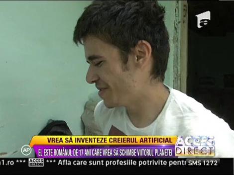 Robert, olimpicul la Informatica fara calculator, vrea sa inventeze "creierul artificial"