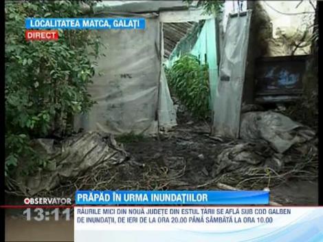 Prapad  in urma inundatiilor