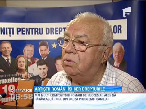 Artistii romani isi cer drepturile la Parlamentul European