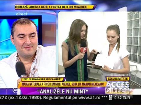 Angelica Constantin si-a facut analizele de sange