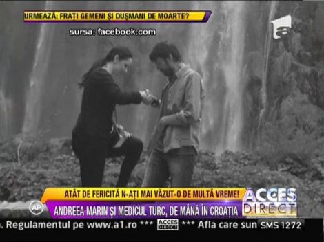 Andreea Marin si medicul turc, de mana in Croatia