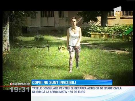 "Copiii nu sunt invizibili"! Alexandra, o tanara fara identitate