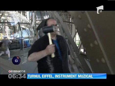 Turnul Eiffel, transformat in instrument muzical