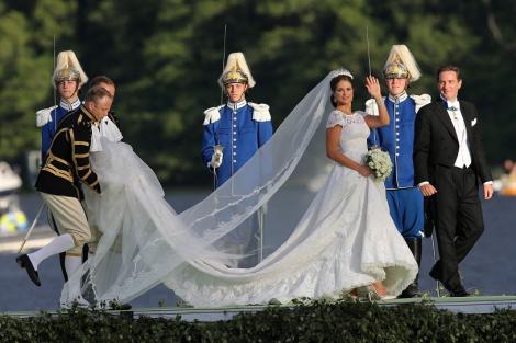 Printesa Madeleine s-a casatorit la Capela Regala din Stockholm