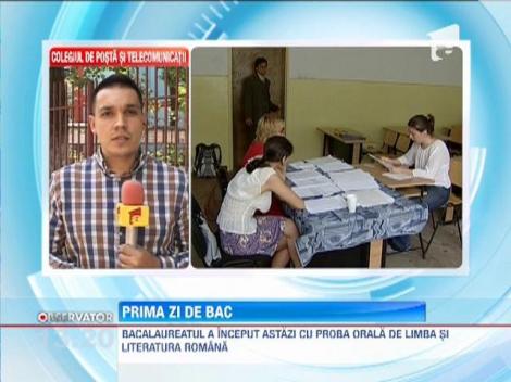 Bacalaureatul a inceput cu proba orala de limba si literatura romana