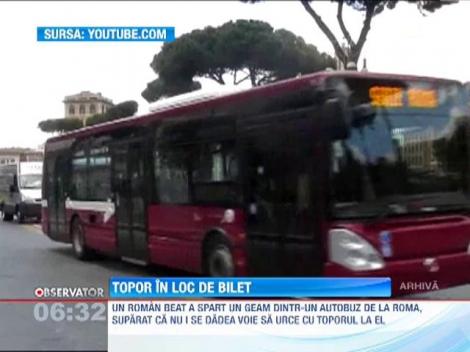 Un roman din Italia i-a speriat de moarte pe soferul si pasagerii unui autobuz public