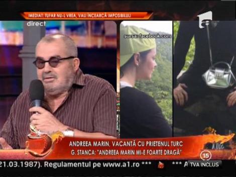 George Stanca: "Relatia Andreei Marin merge cu frana trasa"