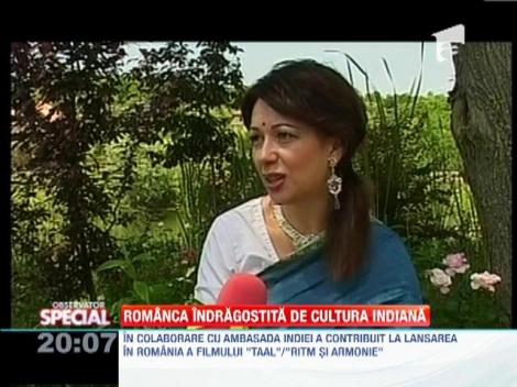 Romanca indragostita de cultura indiana