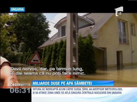 Apa Dunarii se retrage din Budapesta