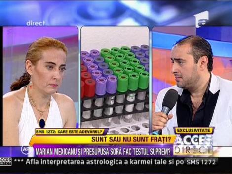Marian Mexicanu, provocat de presupusa sa sora geamana sa faca testul ADN