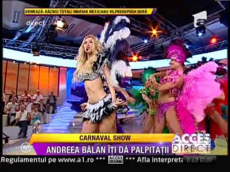 Andreea Balan isi face singura costumele de scena