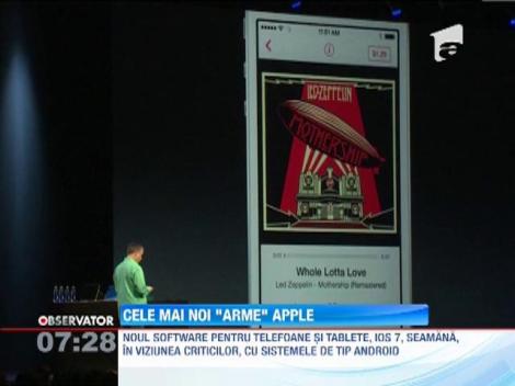 Gigantul Apple a lansat iOS 7