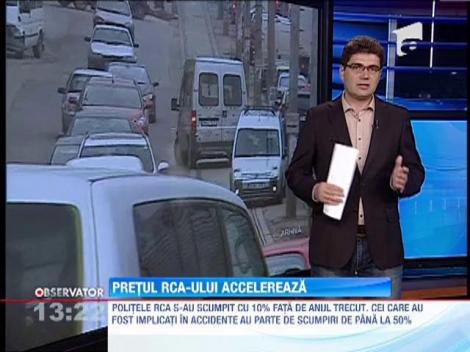 Politele RCA s-au scumpit cu 10% fata de anul trecut