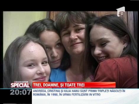 Primii tripleti nascuti in Romania in urma fertilizarii in vitro