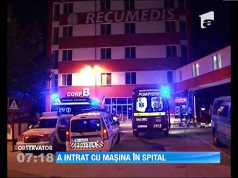 Un sofer beat mort s-a rasturnat cu masina in curtea unui spital din Iasi