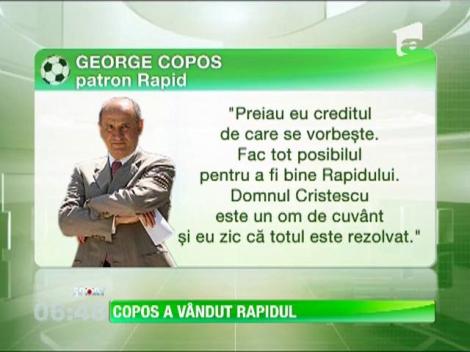 E oficial! Copos a vandut Rapidul