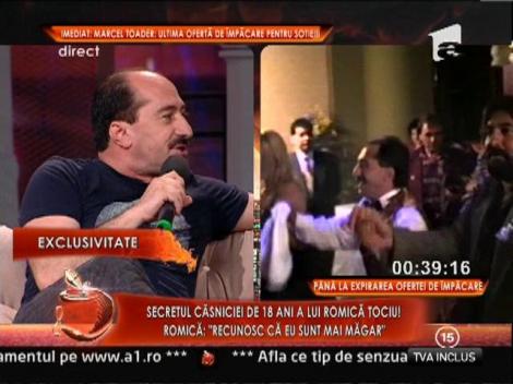 Secretul casniciei de 18 ani a lui Romica Tociu