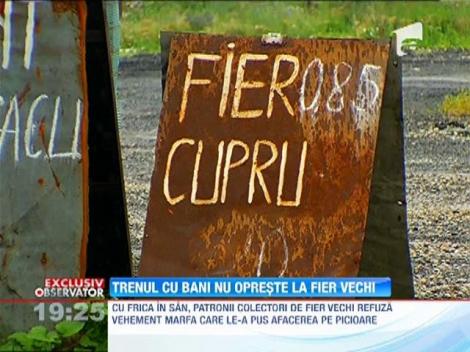 Centrele de colectare a fierului vechi nu mai accepta componentele de vagoane si elementele de semnalizare feroviara