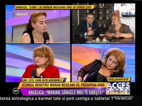 Angelica: "Lui Marian ii e rusine cu mine pentru ca el are valoare"