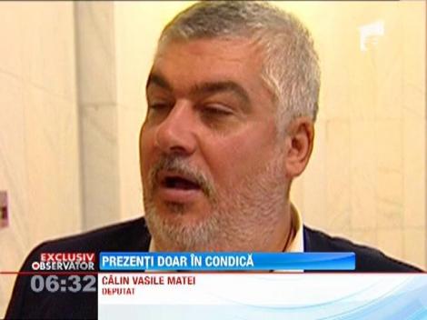 Parlamentarii nostri chiulesc si se acopera din penita unul pe celalalt