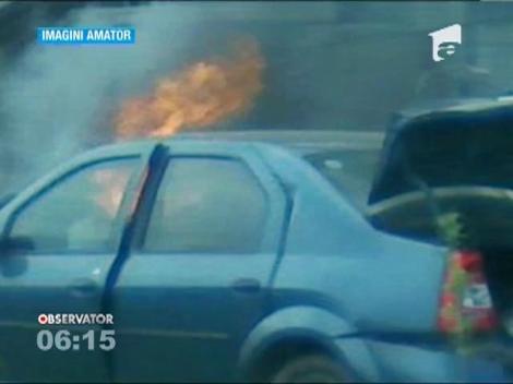 Un primar din Satu Mare s-a urcat beat crita la volan si a daramat un stalp de iluminat