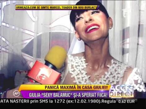 Giulia Anghelescu s-a facut mireasa "sexi-balamuc"